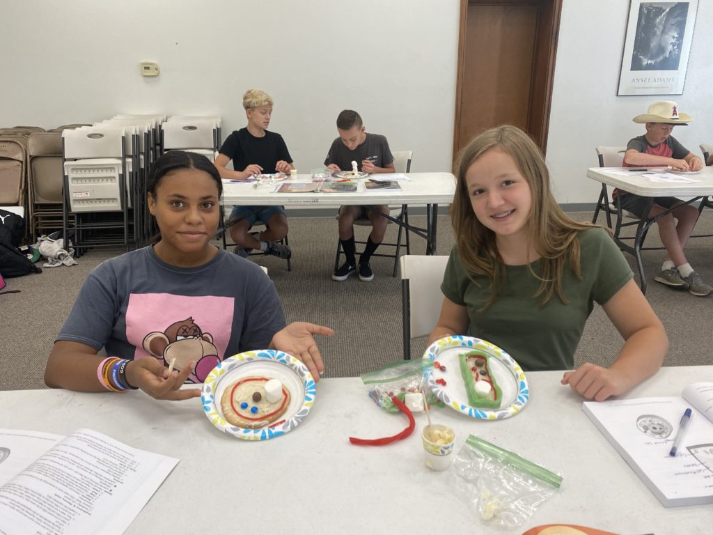 students working on a project